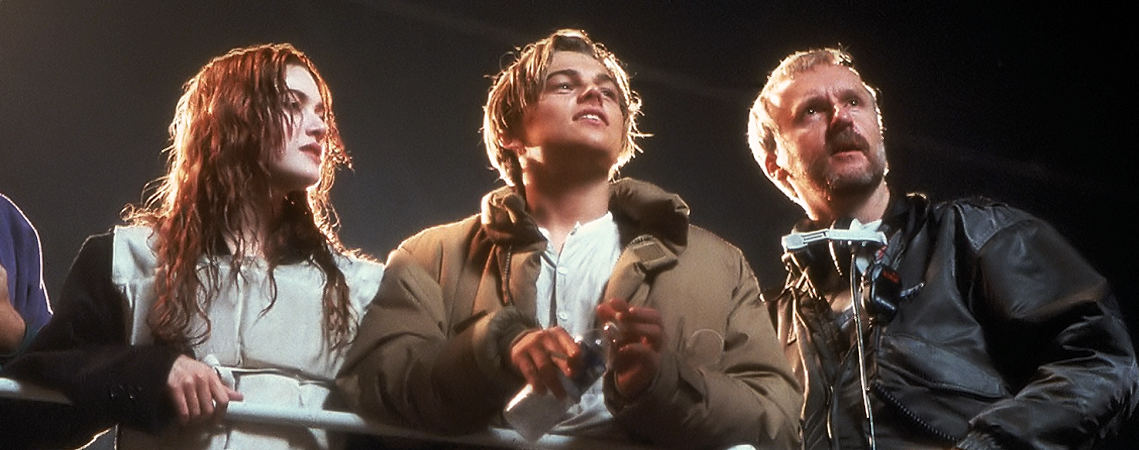 James Cameron, Leonardo DiCaprio, Kate Winslet | "Titanic" (1997) *