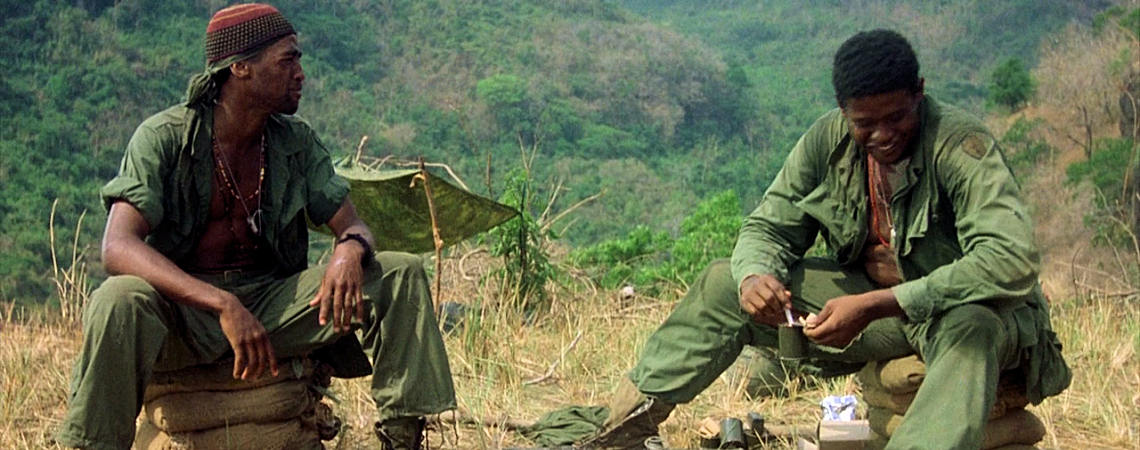 Reggie Johnson, Forest Whitaker | "Platoon" (1986)