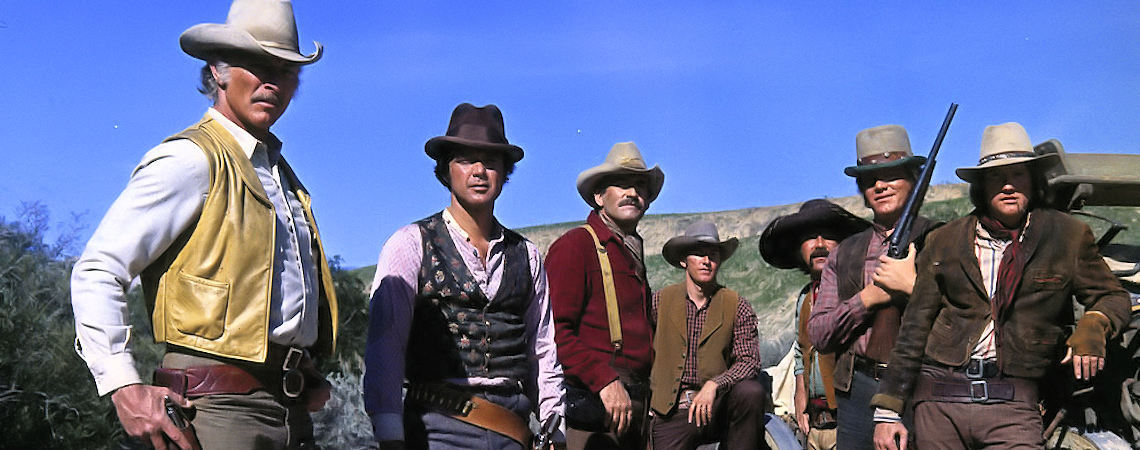 William_Lucking, Lee Van Cleef, Pedro Armendáriz Jr., Luke Askew, Michael Callan, Ed Lauter, James Sikking | "Magnificent Seven Ride" (1972) *