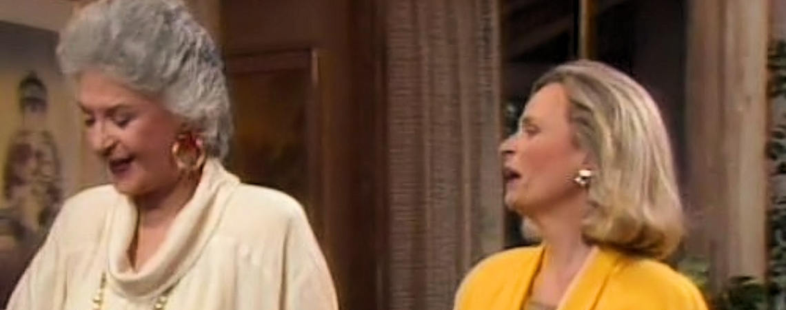 Bea Arthur, Bonnie Bartlett | "Golden Girls" (1985)
