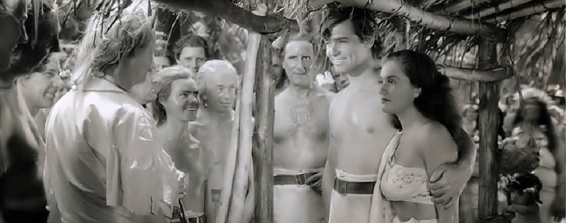 Clark Gable, Mamo Clark, Eddie Quillan | "Mutiny on the Bounty" (1935)
