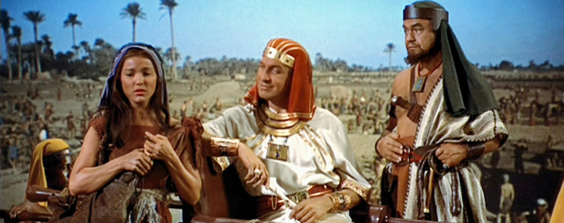 Debra Paget, Vincent Price, Edward G. Robinson | "The Ten Commandments" (1956)