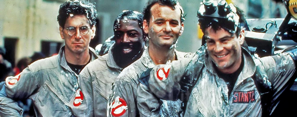 Harold Ramis, Ernie Hudson, Bill Murray, Dan Aykroyd | "Ghostbusters" (1984)
