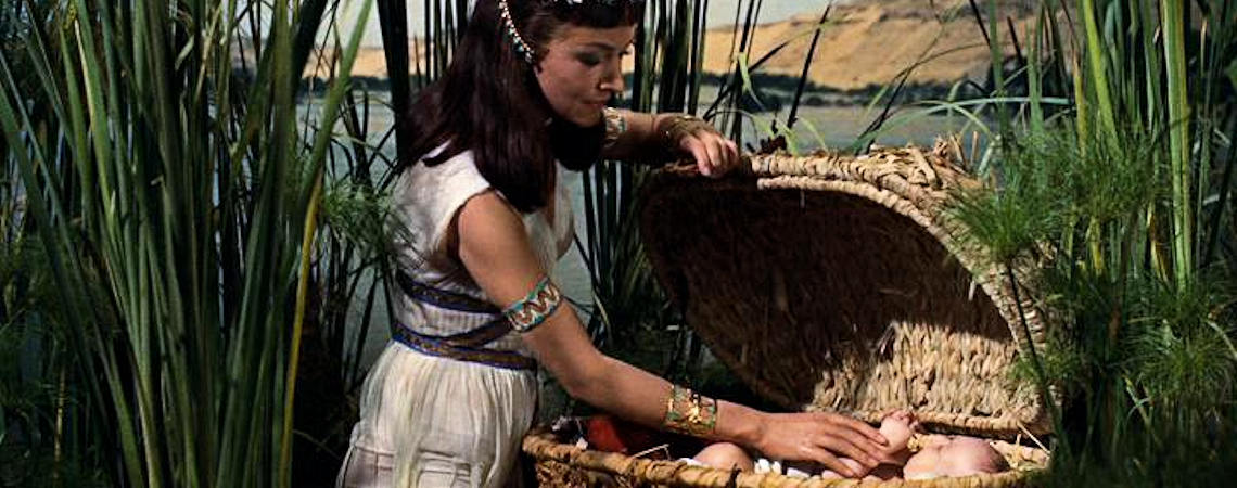 Nina Foch, Fraser C. Heston | "The Ten Commandments" (1956)