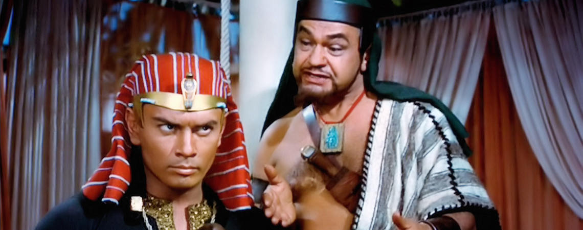 Yul Brynner, Edward G. Robinson | "The Ten Commandments" (1956)