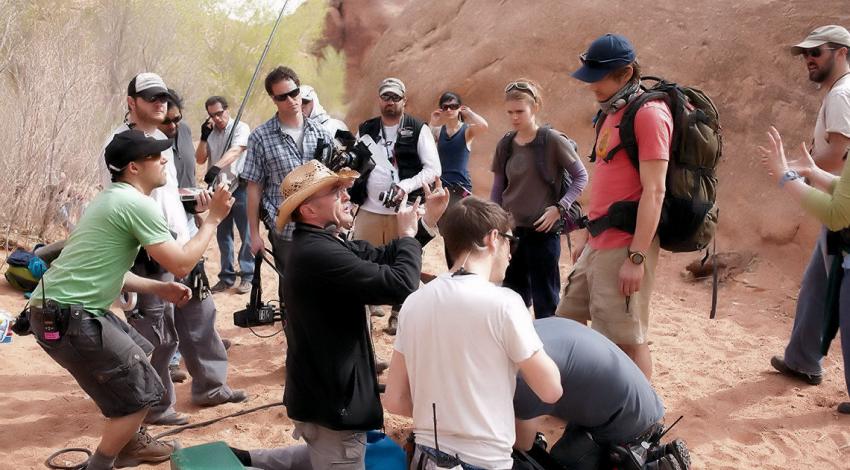 Danny Boyle, James Franco, Kate Mara | "127 Hours" (2010) *