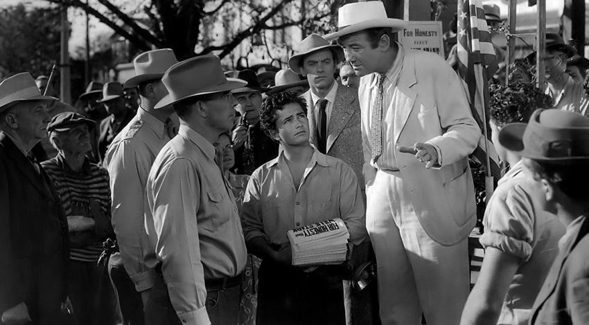 John Derek, Broderick Crawford, John Ireland, A.C. Tillman | "All the King's Men" (1949)