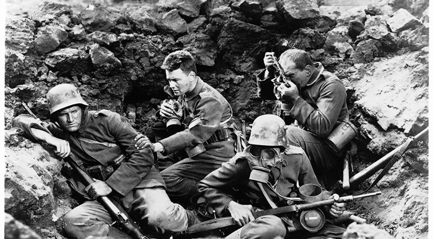 Lew Ayres, G. Pat Collins, and Louis Wolheim | "All Quiet on the Western Front" (1930) *