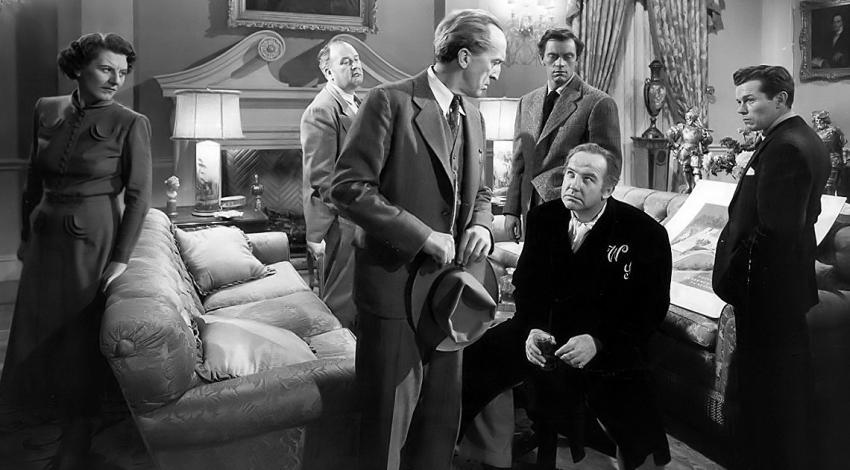 Broderick Crawford, Walter Burke, Ralph Dumke, Richard Hale, John Ireland, Anne Seymour | "All the King's Men" (1949)