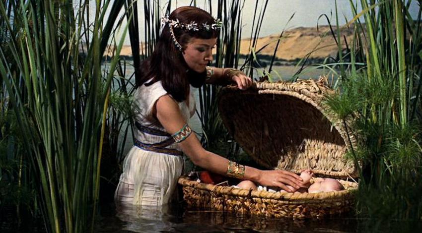 Nina Foch, Fraser C. Heston | "The Ten Commandments" (1956)